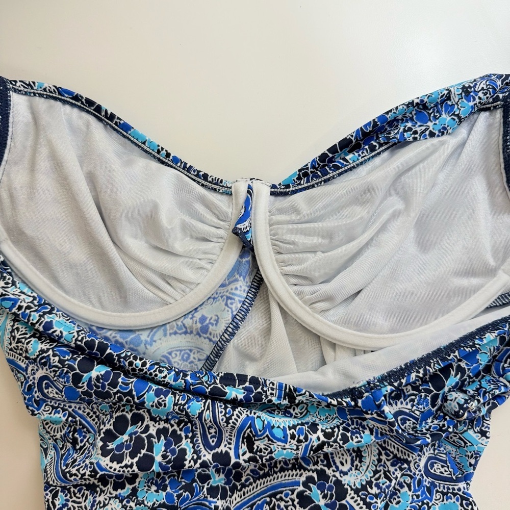 Miraclesuit x Talbots‎ Sanibel Medallion Tapestry Tankini and Skirt Swim Set - Picture 13 of 16